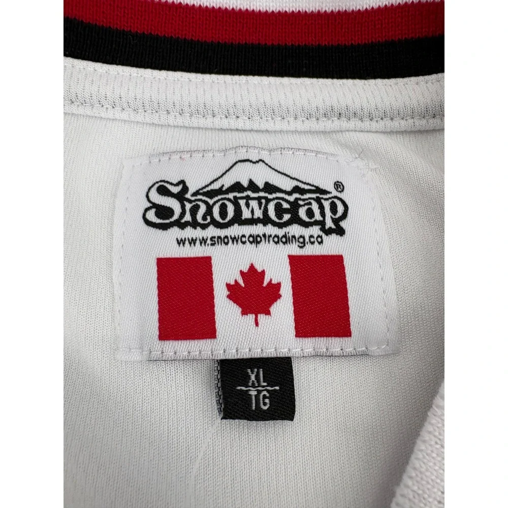 Snowcap Kids Canada Souvenir Hockey Jersey White‎ Red Black XL TG
